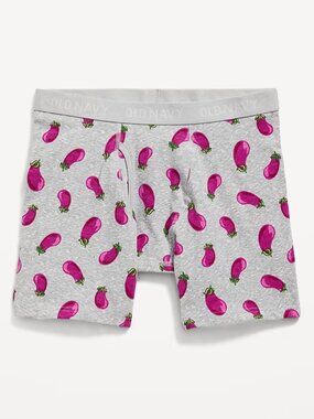 Old Navy Men's Soft-Washed Boxer Briefs -- 6 inch inseam (XXL) Eggplant NWT!